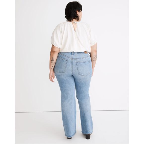 Madewell NWT The Plus Perfect Vintage Flare Jeans in Delavan Wash Size 26W - Picture 2 of 10